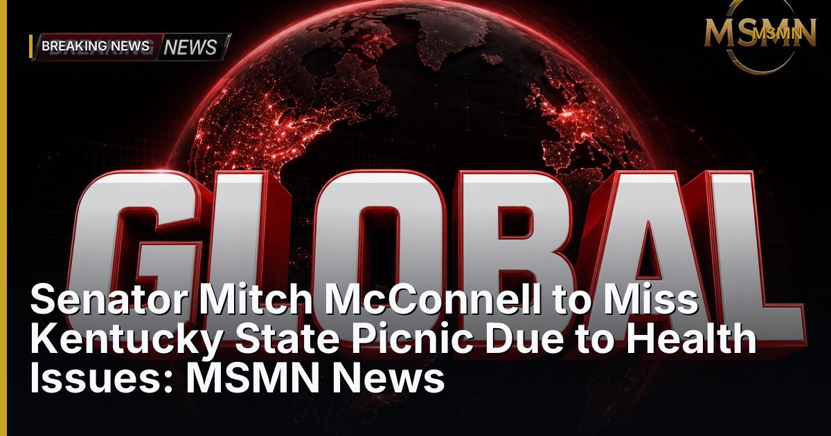 Health Issues of Senator Mitch McConnell — Kentucky — Open Graph