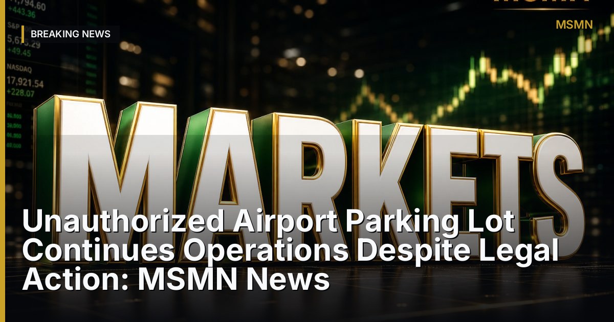 Unauthorized airport parking — near a major airport — Open Graph