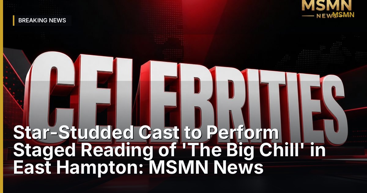 Staged Reading of 'The Big Chill' — East Hampton — Open Graph