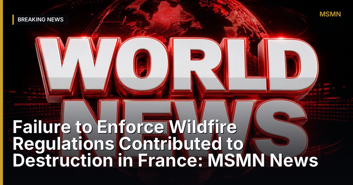 Wildfire Regulations Enforcement — Southern France — Open Graph