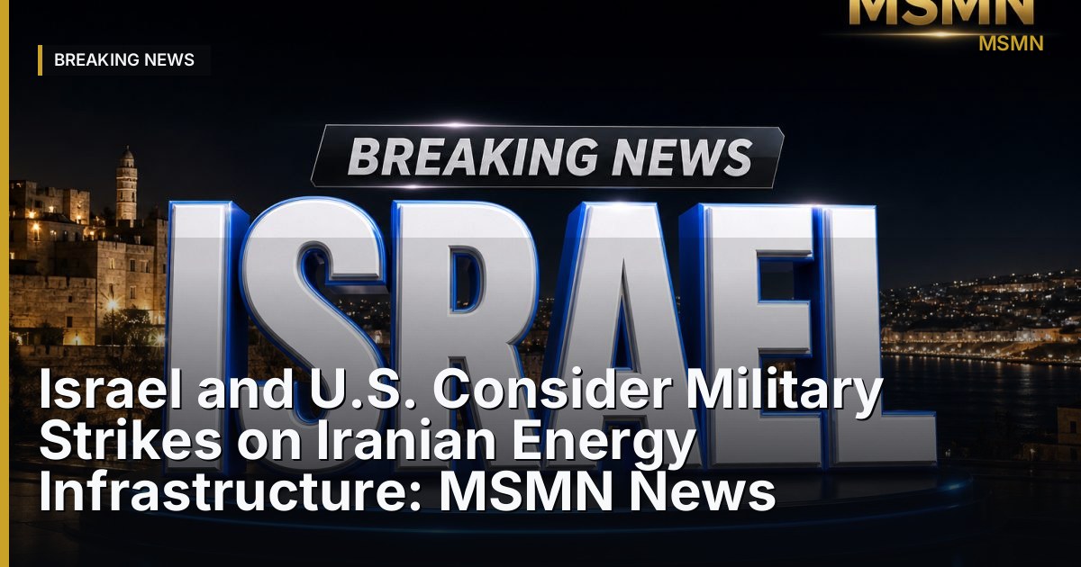 Military discussions between Israel and the U.S. regarding Iran — Middle East — Open Graph