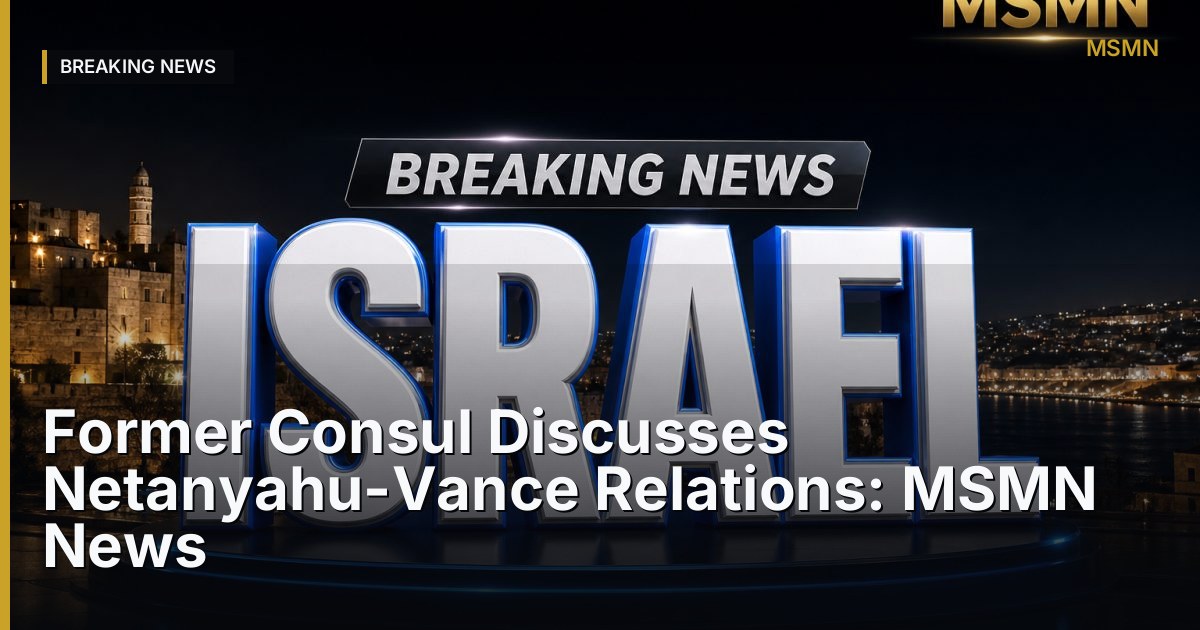 Netanyahu-Vance Relations — Los Angeles — Open Graph