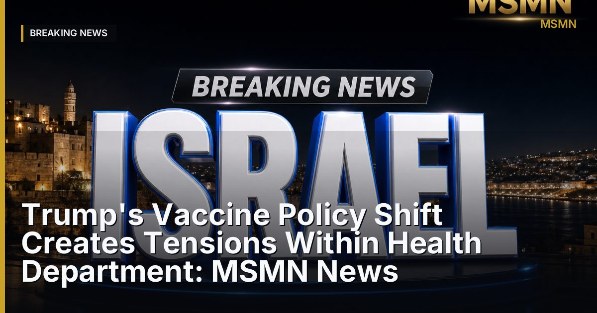 Vaccine Policy Shift — Department of Health and Human Services — Open Graph