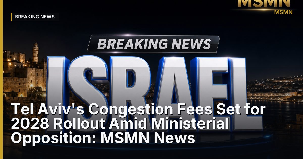 Congestion Fees — Tel Aviv — Open Graph
