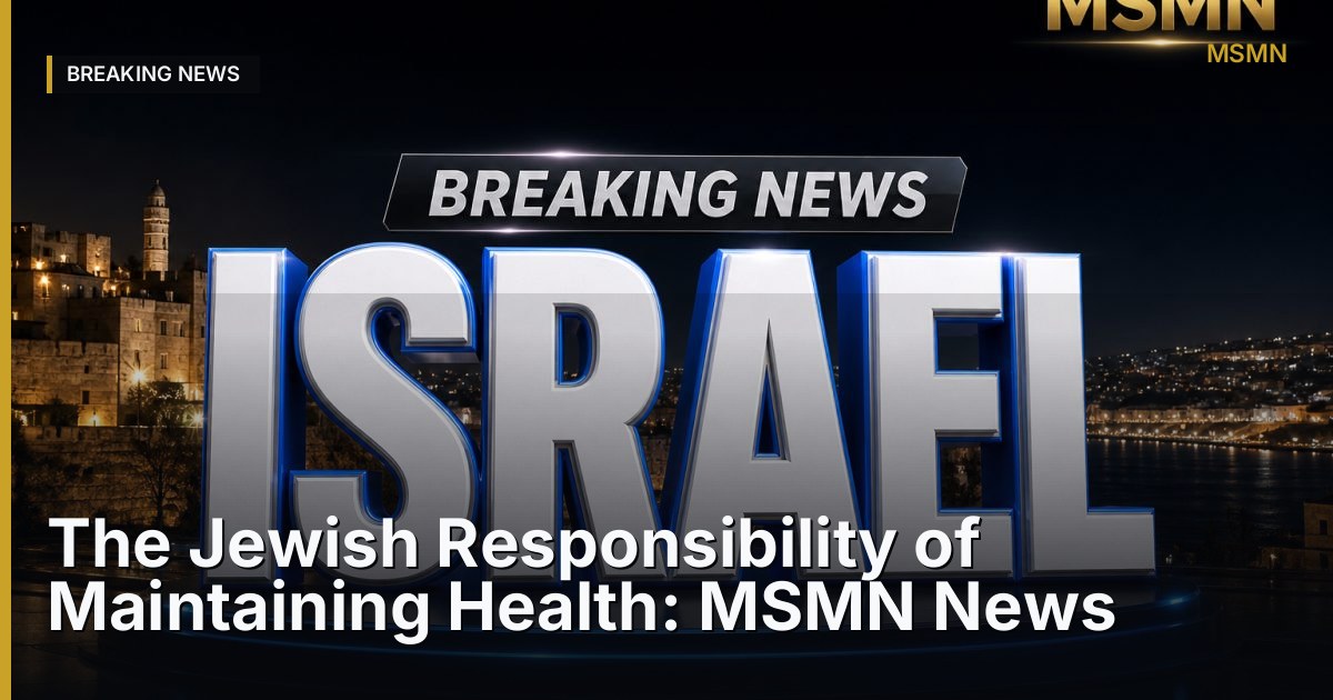 Health in Jewish Tradition — Israel — Open Graph