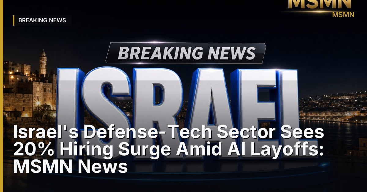 Defense Technology Recruitment — Israel — Open Graph
