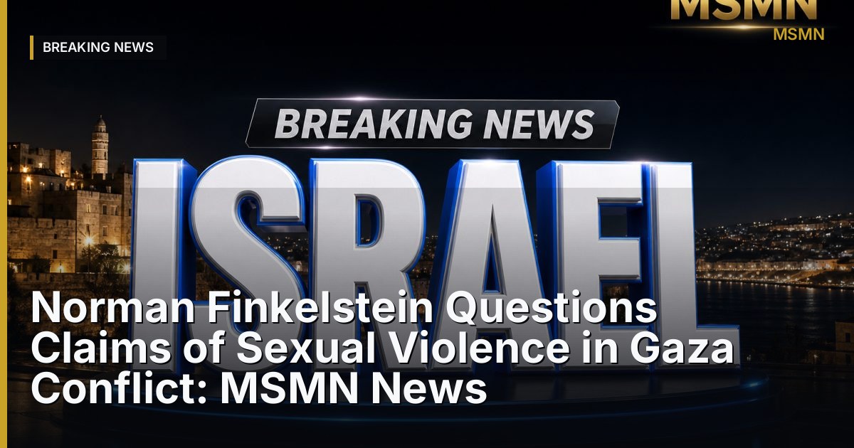 Controversial remarks on sexual violence in Gaza conflict — Gaza — Open Graph