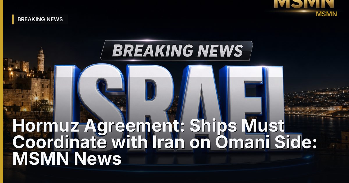 Maritime Agreement — Strait of Hormuz — Open Graph