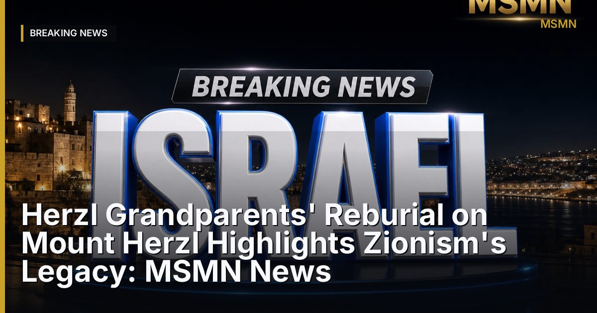 Reburial Ceremony — Mount Herzl, Jerusalem — Open Graph