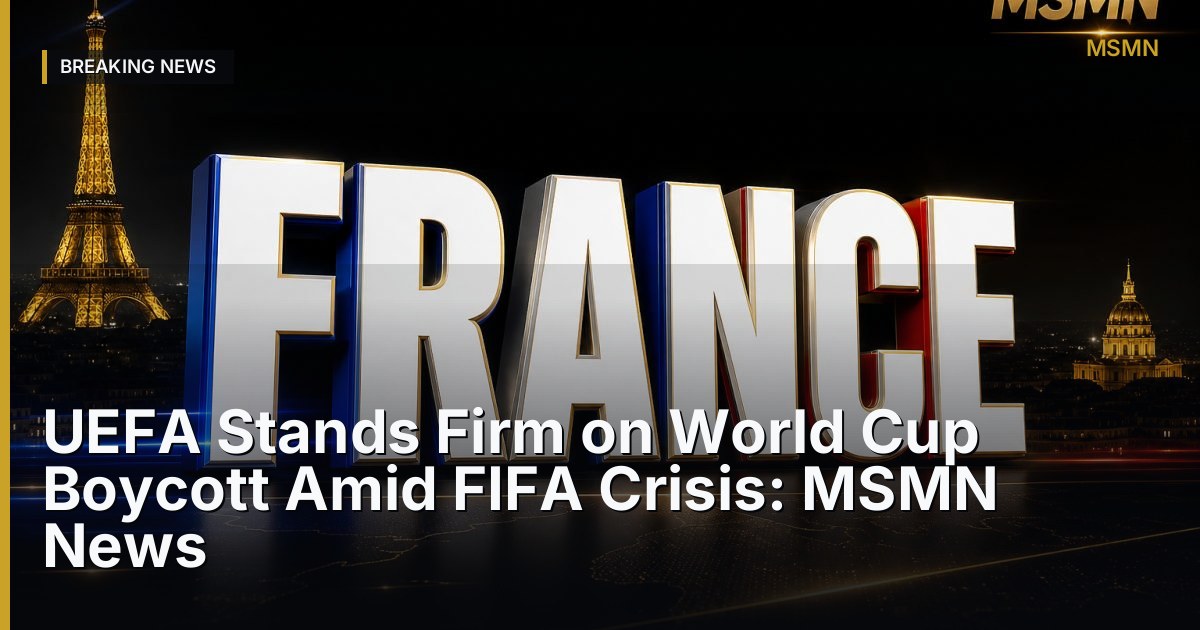 UEFA World Cup Boycott — Europe — Open Graph