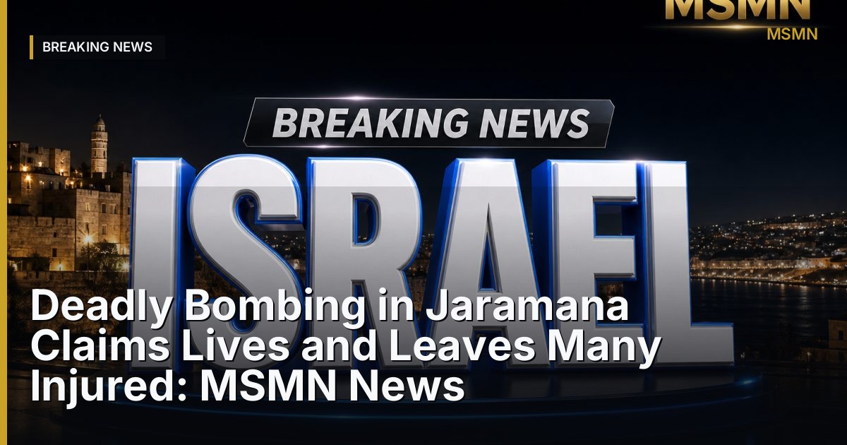 Bombing Attack — Jaramana — Open Graph