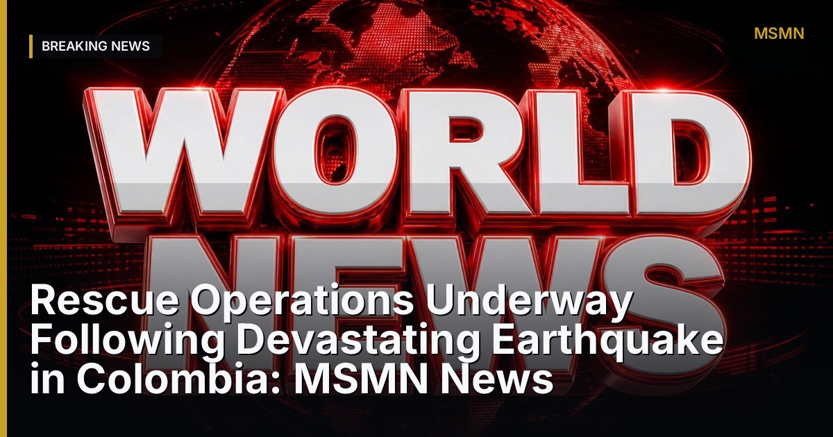 Earthquake Rescue Operations — Cali — Open Graph