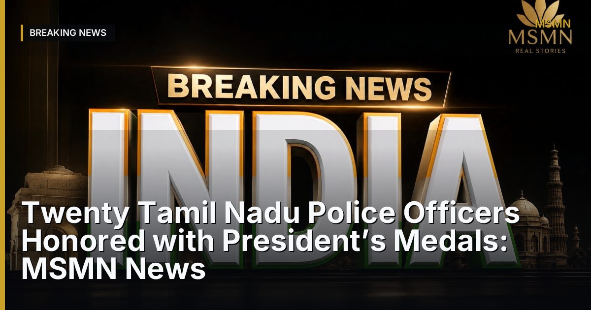 Recognition of police officers — Tamil Nadu — Open Graph