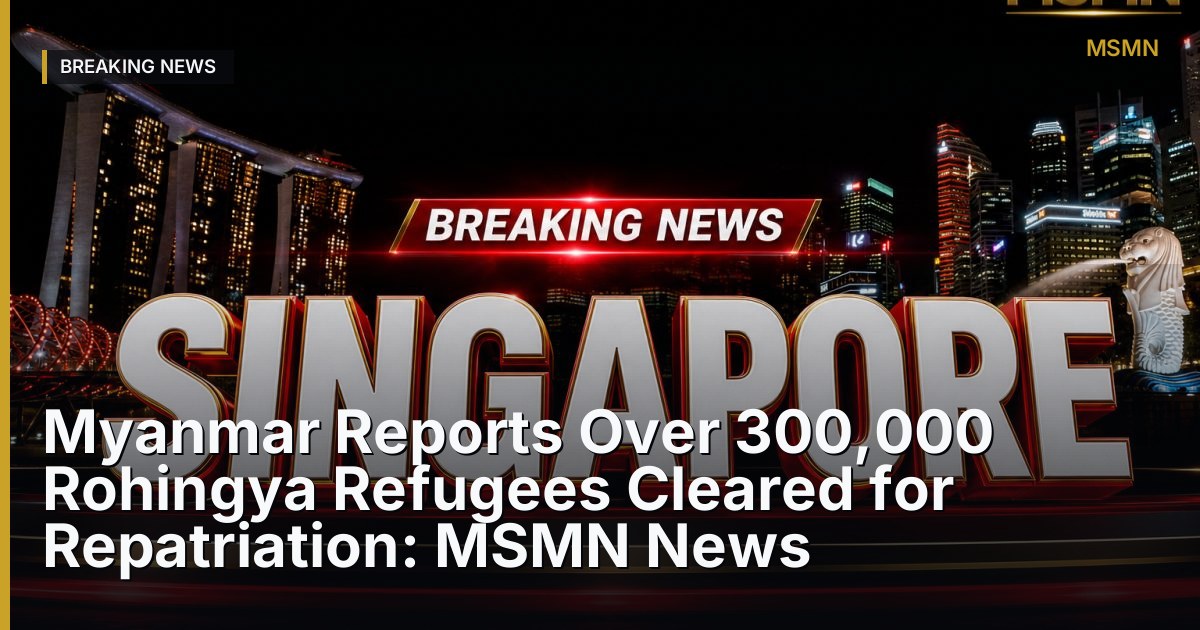 Rohingya Refugees Repatriation — Myanmar — Open Graph