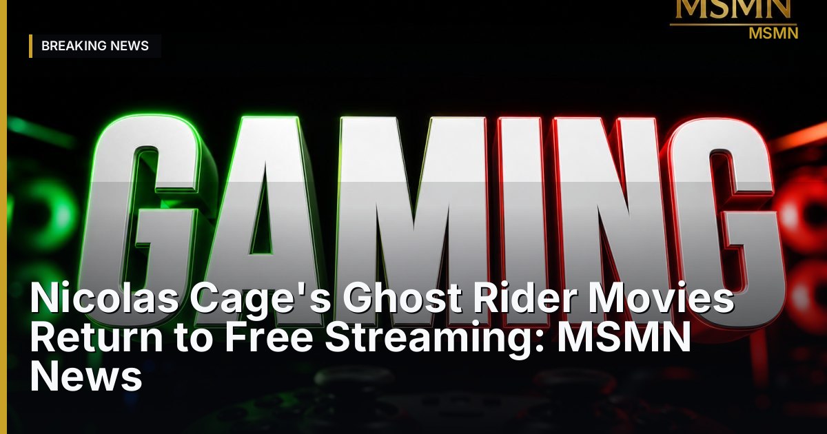 Streaming Revival of Ghost Rider Movies — unspecified — Open Graph