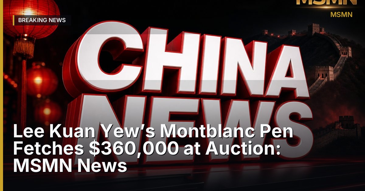 Auction of historical artifacts — Singapore — Open Graph