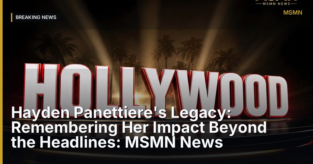 Legacy of Hayden Panettiere — Hollywood — Open Graph