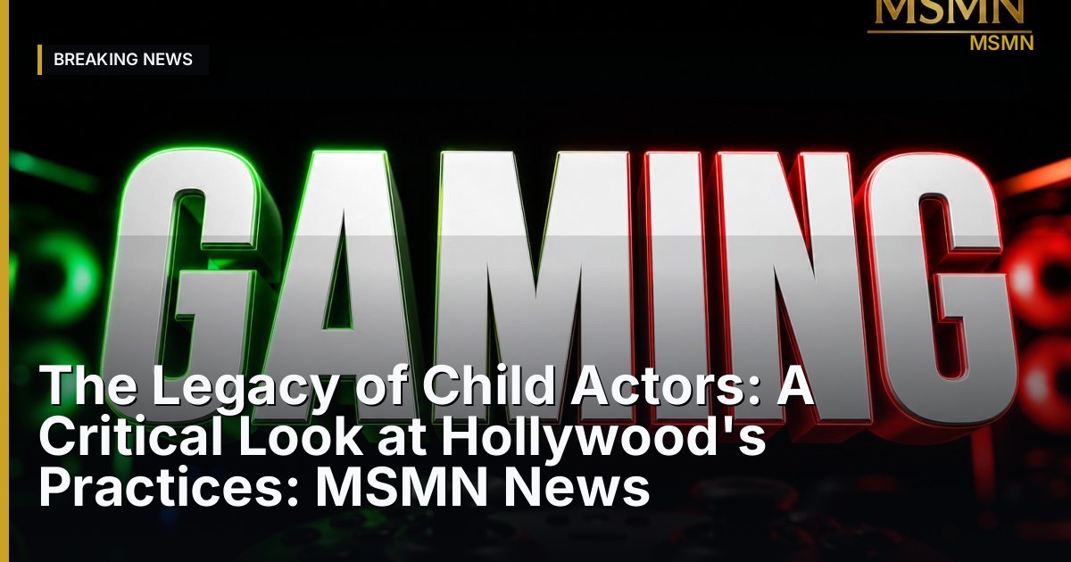 Child Actors in Hollywood — Hollywood — Open Graph