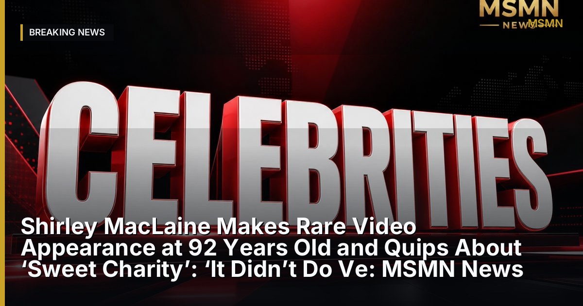 Shirley MacLaine's video appearance — United States — Open Graph