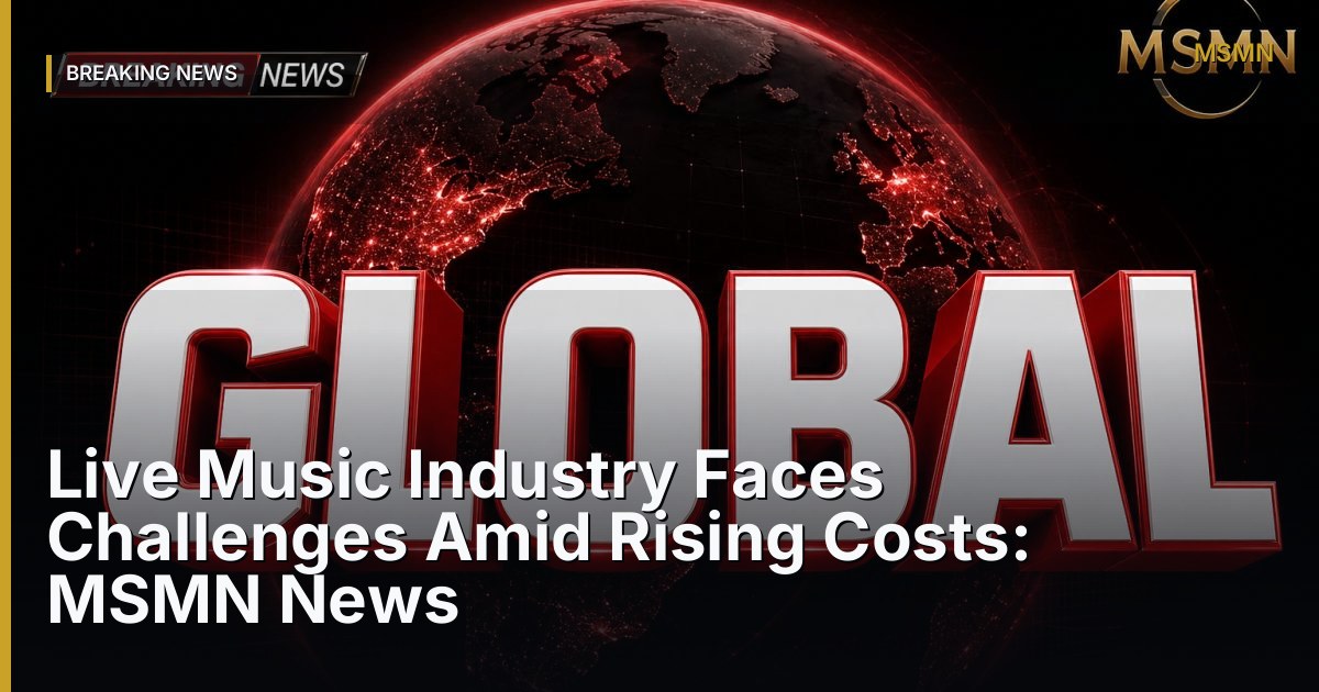 Live Music Industry Challenges — Australia — Open Graph