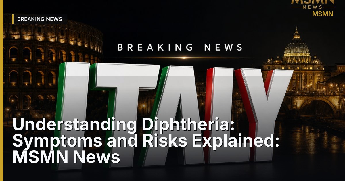 Diphtheria Awareness — Italy — Open Graph