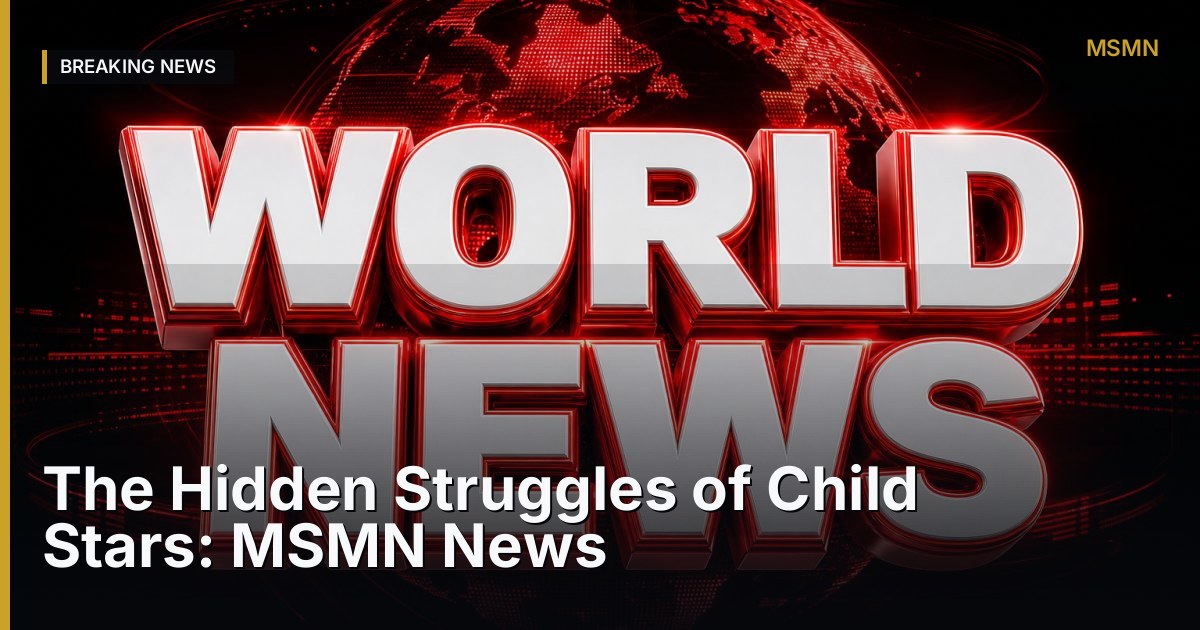 Child Stars and Substance Abuse — Global — Open Graph