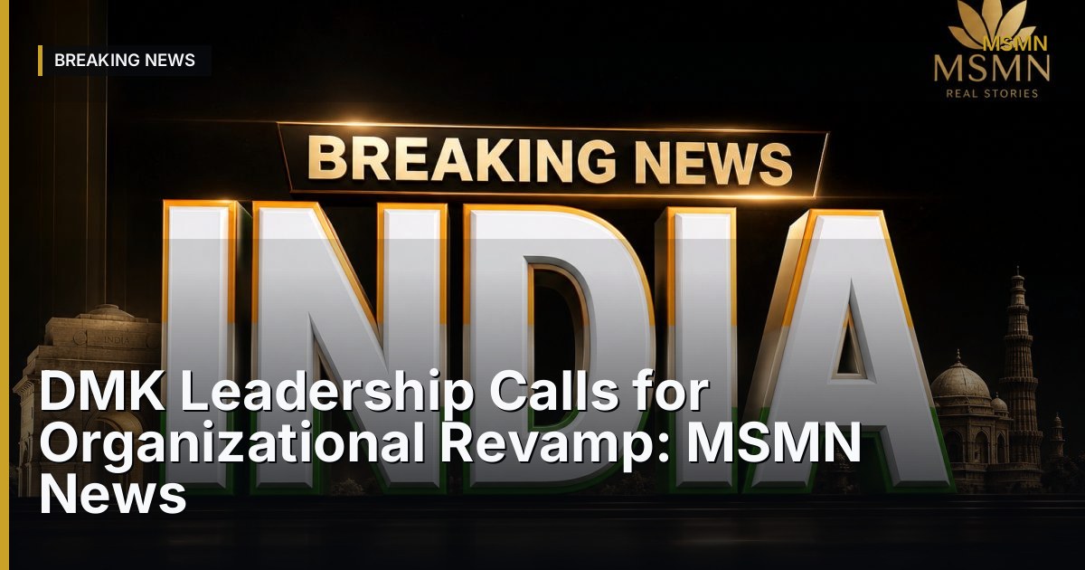 Organizational Revamp — Tamil Nadu — Open Graph