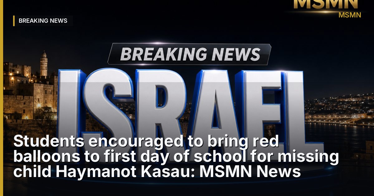 First day of school — Jerusalem — Open Graph
