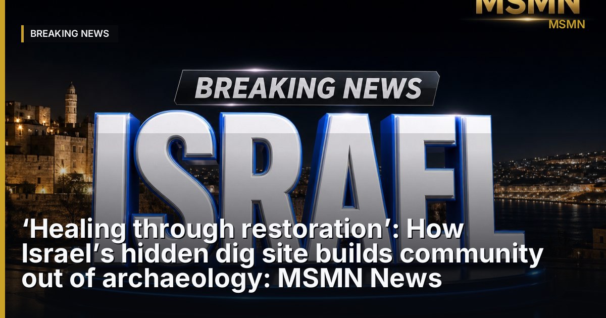 Archaeology and Community Building — Jerusalem — Open Graph