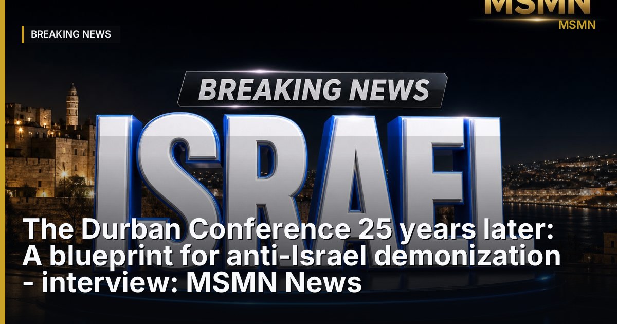 Anti-Israel Rhetoric — Durban — Open Graph