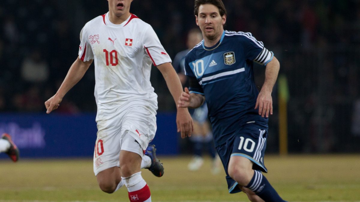 Granit Xhaka &amp; Lionel Messi