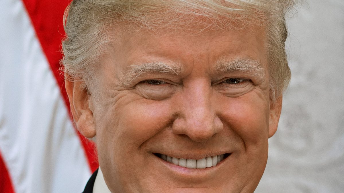 President Donald Trump poses for his official portrait at The White House, in Washington, D.C., on Friday, October 6, 2017. (Official White House Photo by Shealah Craighead)