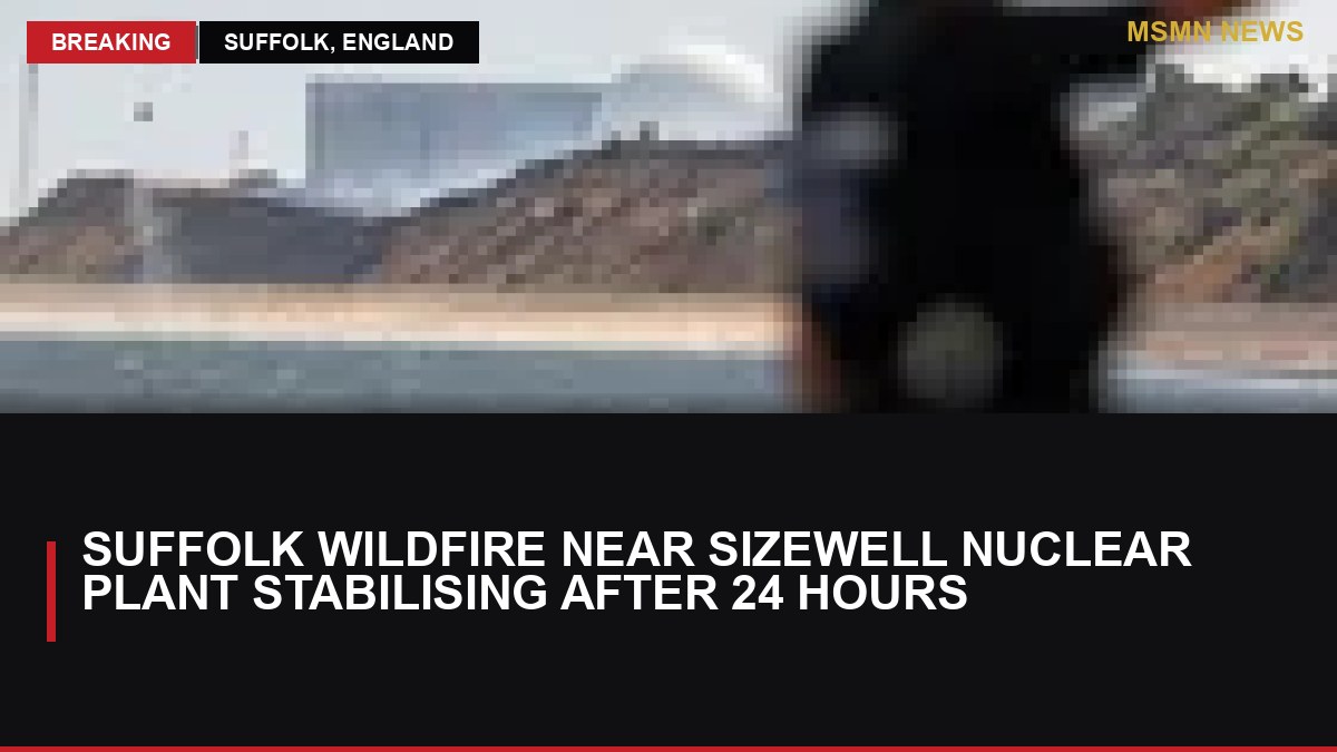 Suffolk Wildfire Near Sizewell Nuclear Plant Stabilising After 24 Hours: MSMN News — image from Guardian UK