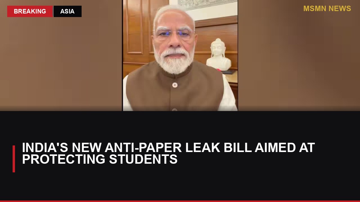 India's New Anti-Paper Leak Bill Aimed at Protecting Students: MSMN News — image from Times of India