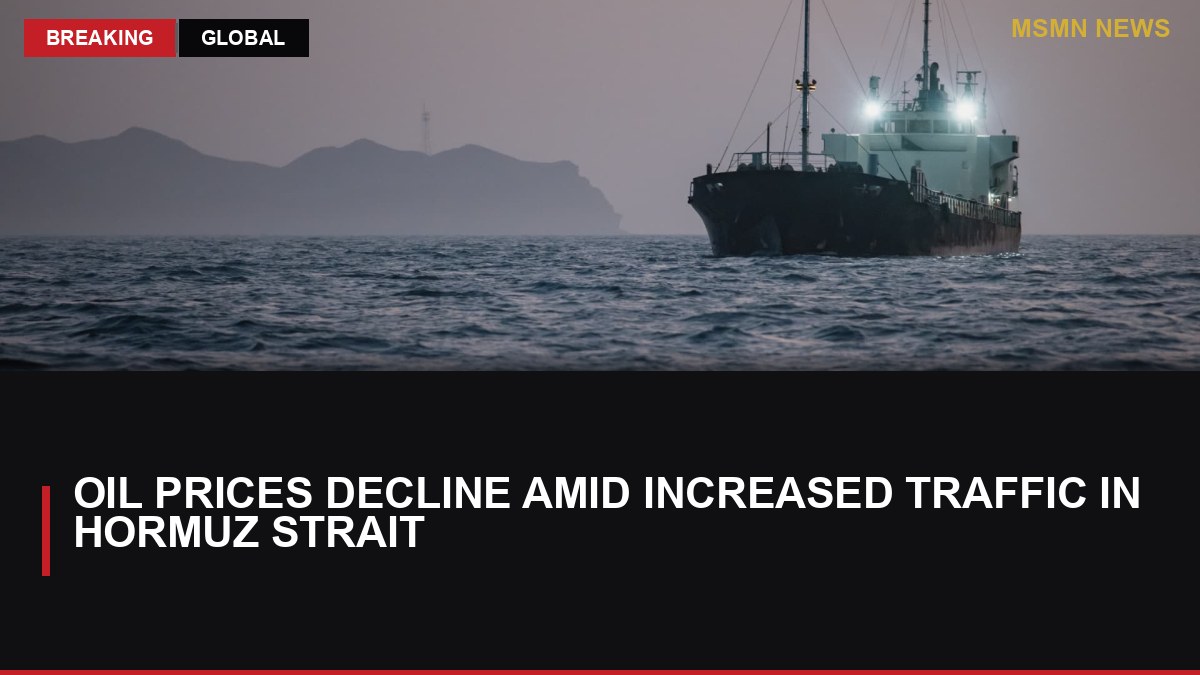 Oil Prices Decline Amid Increased Traffic in Hormuz Strait: MSMN News — image from CNBC Top News