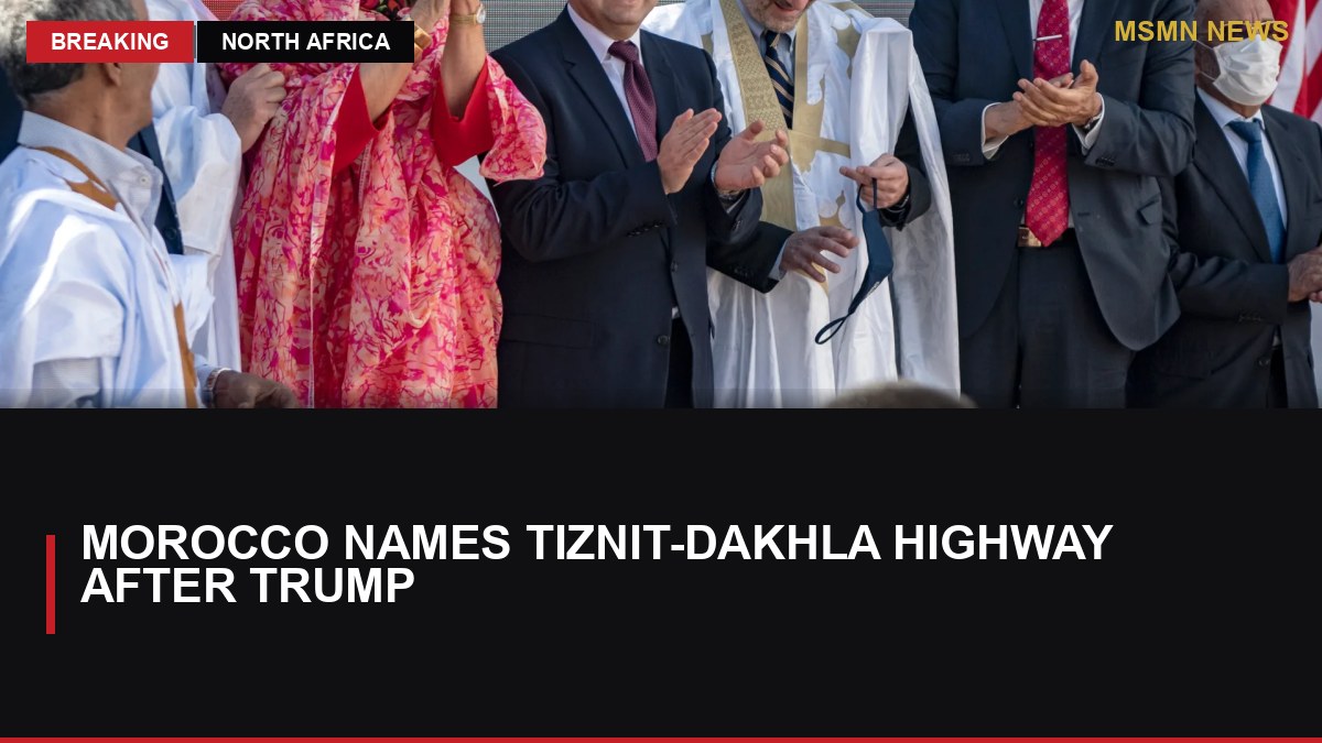 Morocco Names Tiznit-Dakhla Highway After Trump: MSMN News — image from Al Jazeera English