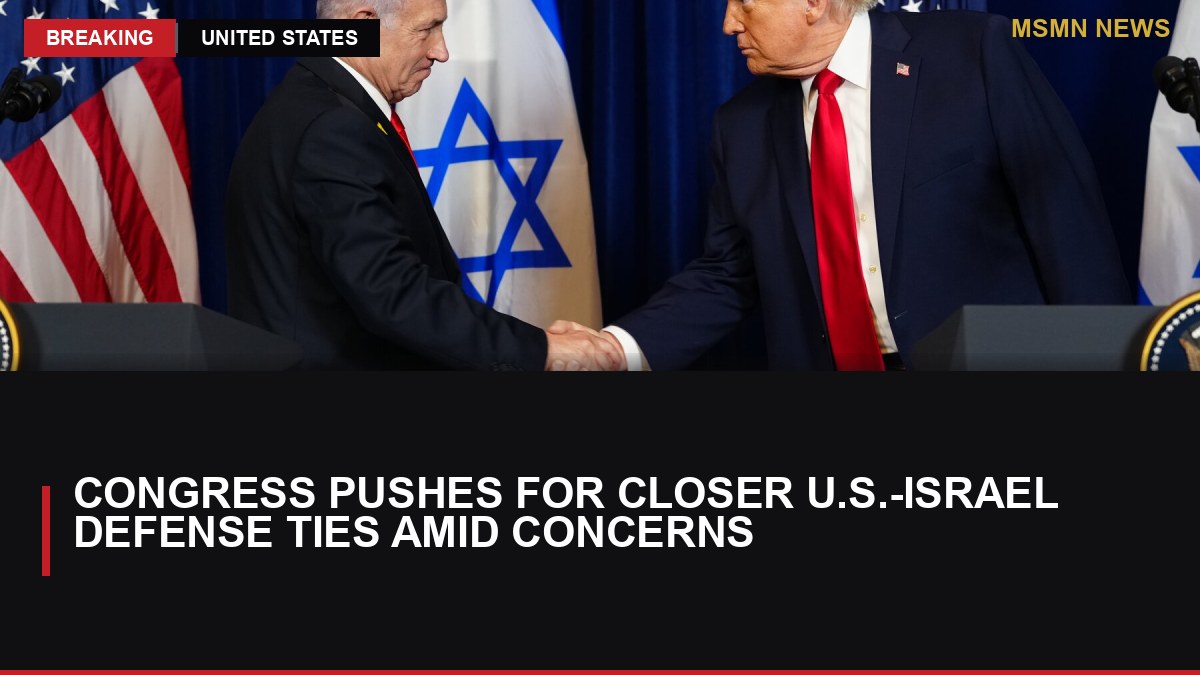 Congress Pushes for Closer U.S.-Israel Defense Ties Amid Concerns: MSMN News — image from NYT US