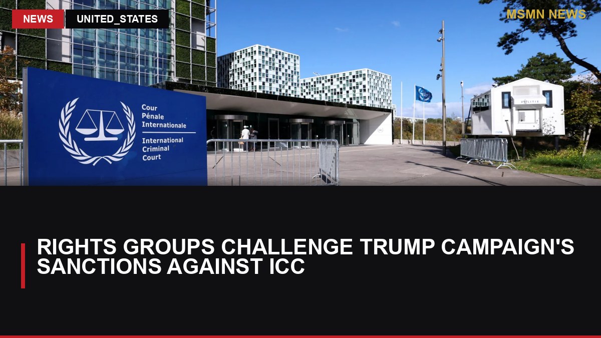 Rights Groups Challenge Trump Campaign's Sanctions Against ICC: MSMN News — image from Al Jazeera English