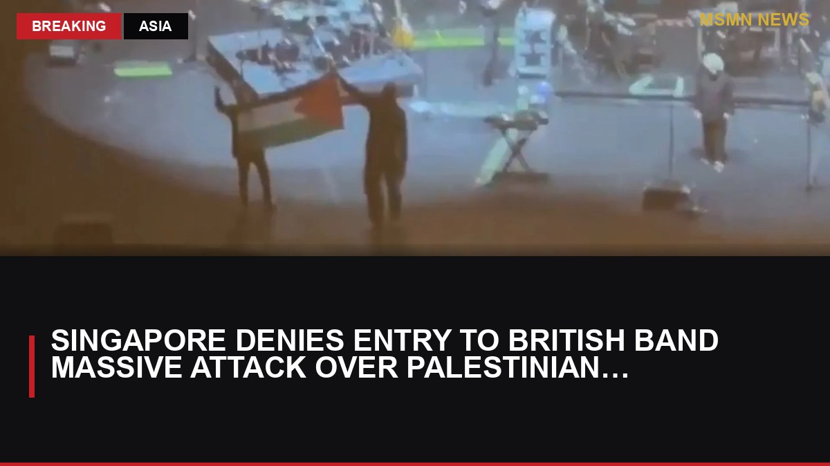 Singapore Denies Entry to British Band Massive Attack Over Palestinian Flag: MSMN News — image from Al Jazeera English