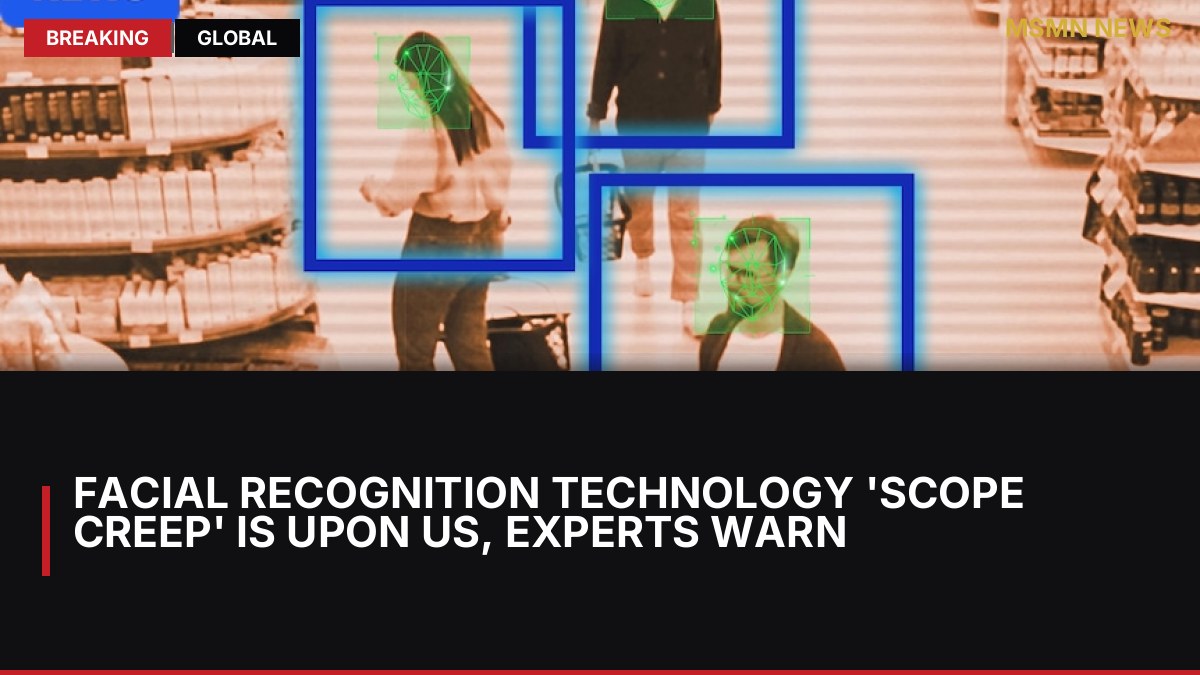 Facial recognition technology 'scope creep' is upon us, experts warn: MSMN News — image from ABC Australia