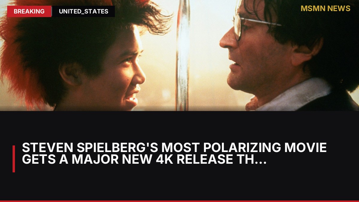 Steven Spielberg's Most Polarizing Movie Gets a Major New 4k Release This Fall: MSMN News — image from Polygon