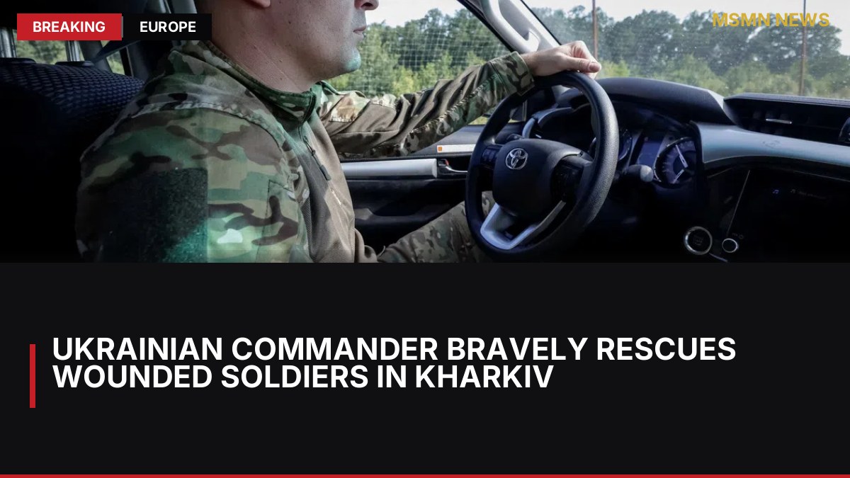 Ukrainian Commander Bravely Rescues Wounded Soldiers in Kharkiv: MSMN News — image from Straits Times World