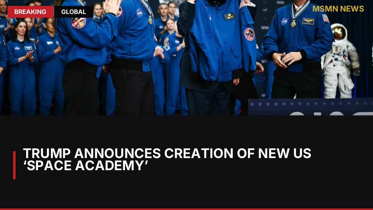 Trump announces creation of new US ‘Space Academy’: MSMN News — image from Straits Times World