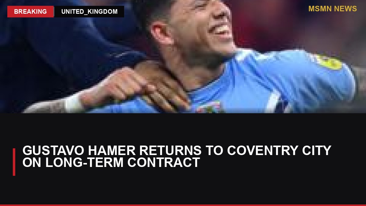 Gustavo Hamer Returns to Coventry City on Long-Term Contract: MSMN News — image from BBC Sport