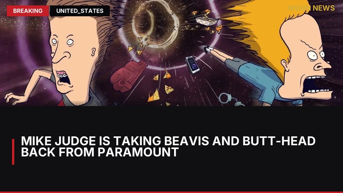 Mike Judge Is Taking Beavis And Butt-Head Back From Paramount: MSMN News — image from Kotaku