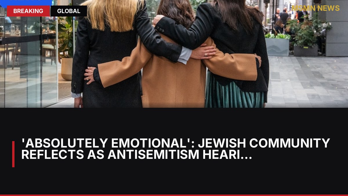 'Absolutely emotional': Jewish community reflects as antisemitism hearings end: MSMN News — image from ABC Australia