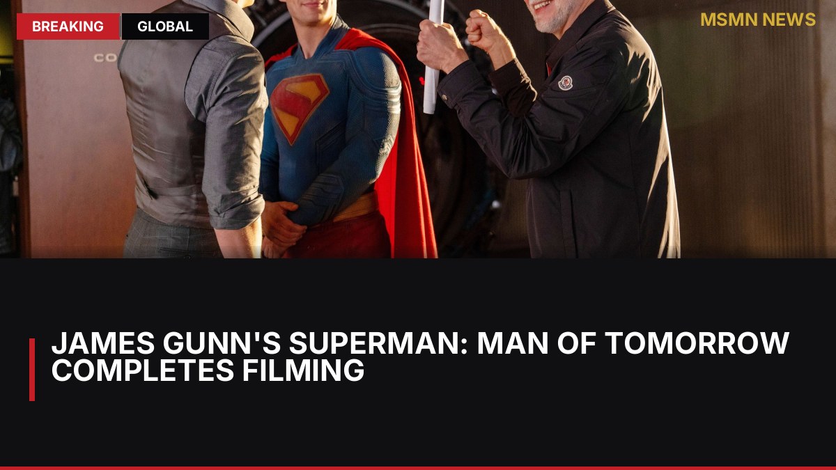 James Gunn's Superman: Man of Tomorrow Completes Filming: MSMN News — image from Polygon