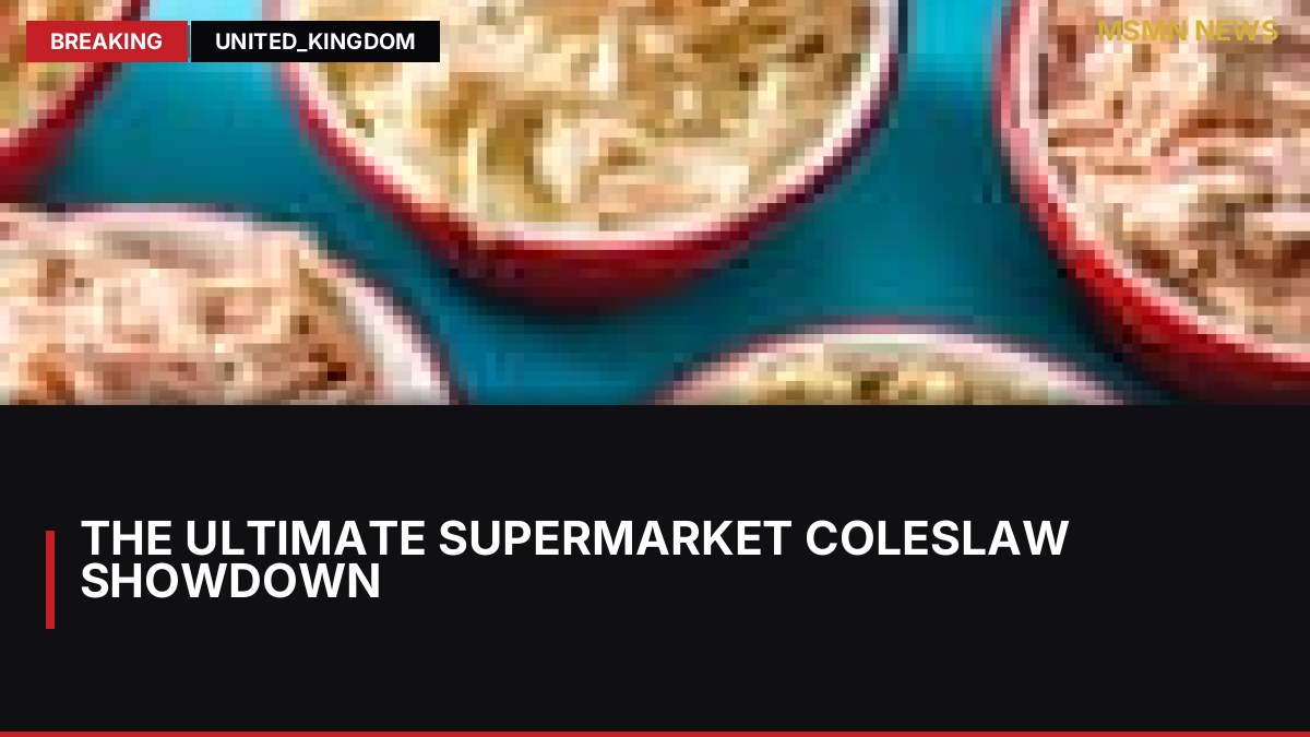 The Ultimate Supermarket Coleslaw Showdown: MSMN News — image from Guardian UK