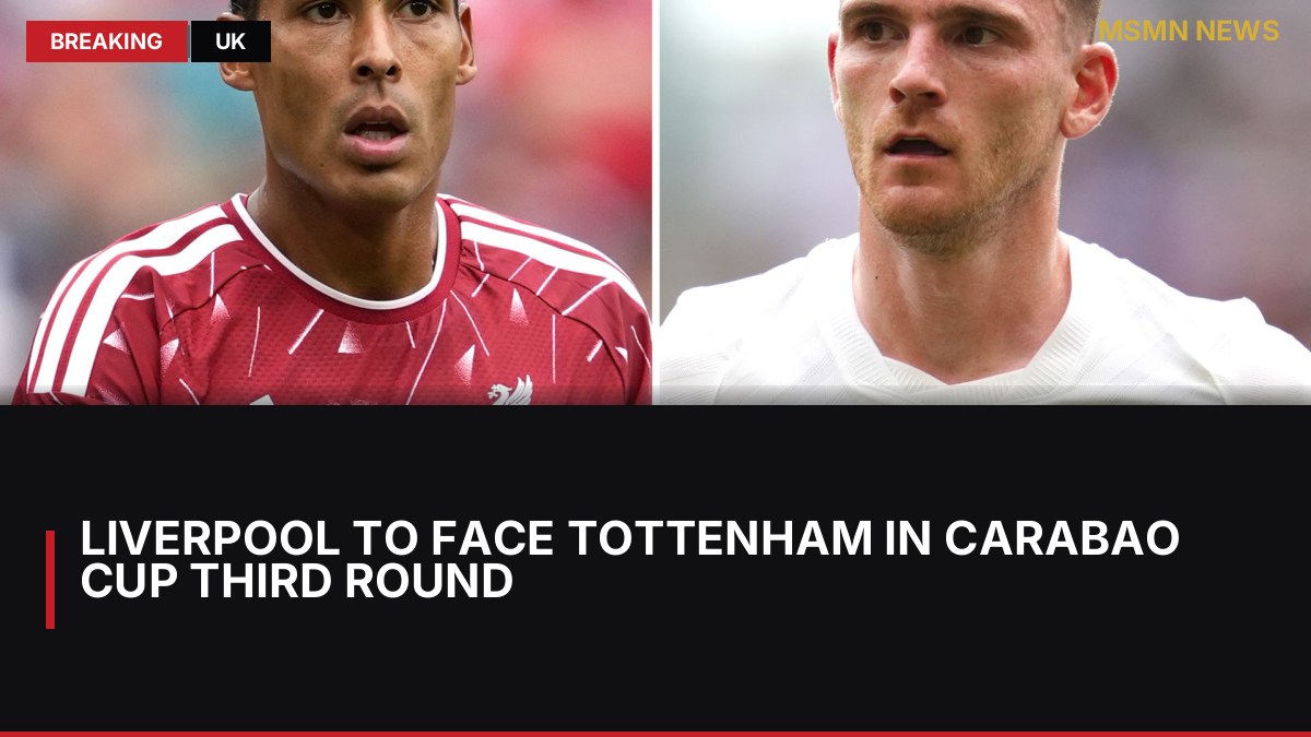 Liverpool to Face Tottenham in Carabao Cup Third Round: MSMN News — image from Sky Sports