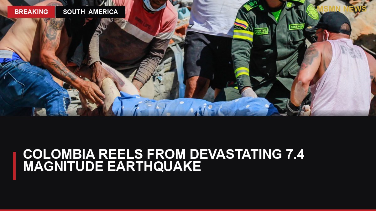 Colombia Reels from Devastating 7.4 Magnitude Earthquake: MSMN News — image from Al Jazeera English